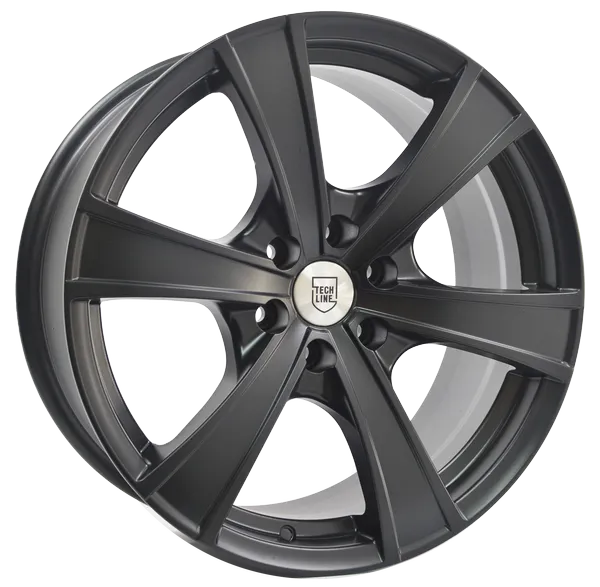 Диски Р 18 TECHLINE 803 АЗОВ-ТЭК (8J*18H2 6*139,7 et25 dia106,1) BLM-черный полностью матовый
