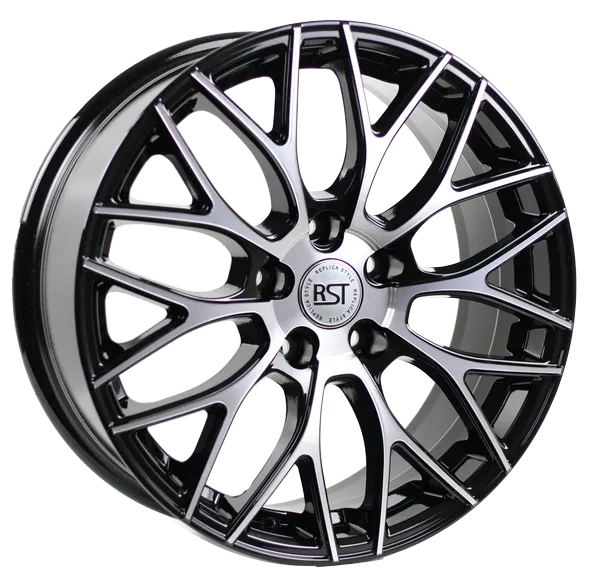 Диски Р 17 АЗОВ-ТЭК REPLICA STYLE R137 (7J*17H2 5*108 et32 dia65.1) BD-черный с проточкой глянцевый