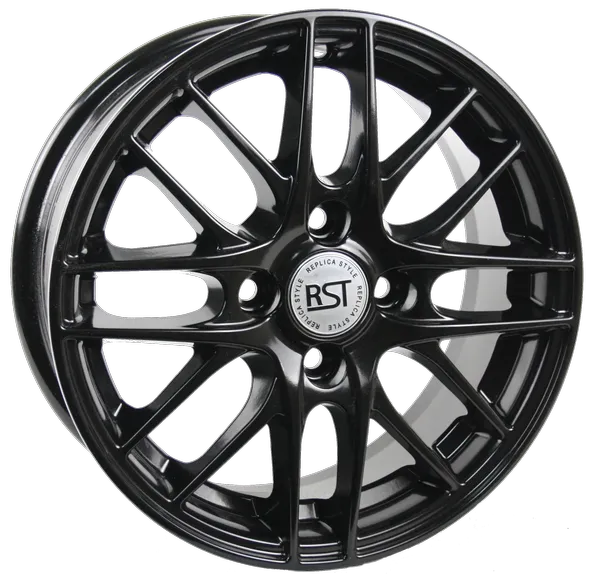 Диски Р 14 АЗОВ-ТЭК REPLICA STYLE R004 (5.5J*14H2 4*98 et35 dia58.6) BL-черный глянцевый