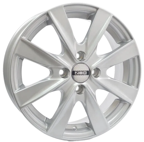 Диски Р 15 АЗОВ-ТЭК NEO мод.524 (5.5*15 4*100 et46 dia54.1) SL-серебристый легкий