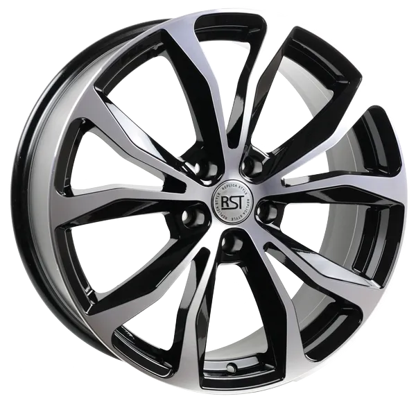 Диски Р 19 АЗОВ-ТЭК REPLICA STYLE 009 (7.5J*19H2 5*114.3 et35 dia60.1) BD-чёрный с проточкой глянцев
